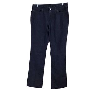 Ann Taylor Factory Petite Curvy Dark Blue Black Jeans 4P